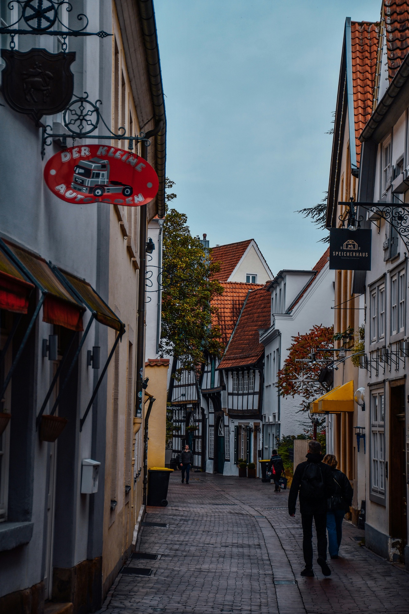 Visiting Osnabrück travel scene: Church bells drift over old rooftops