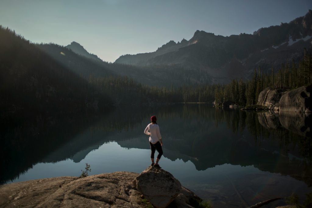 Summer travel scene: There are trails for every level here