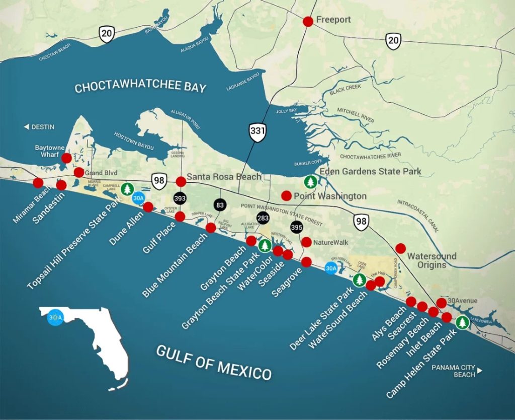 Slow Coastal Living Still Exists section image: Where Is Rosemary Beach?