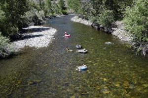 Summer travel scene: This is not a perfectly calm lazy river experience